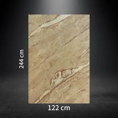 PVC Duvar Paneli BILECIK BEIGE  122*244cm