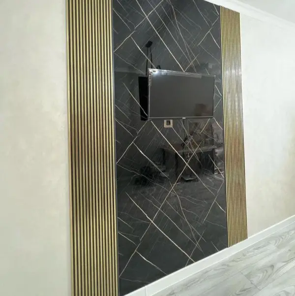 PVC Duvar Paneli  BILECIK SAHARA BLACK 122*244cm