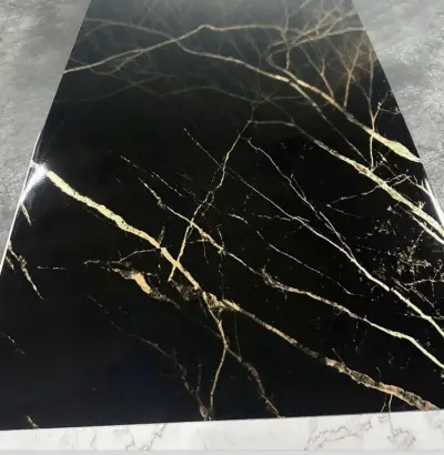 PVC Duvar Paneli BLACK GOLDEN 122*244cm