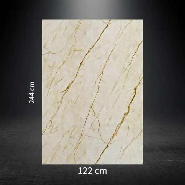 PVC Duvar Paneli  BOLZANO BEJ  122*244cm