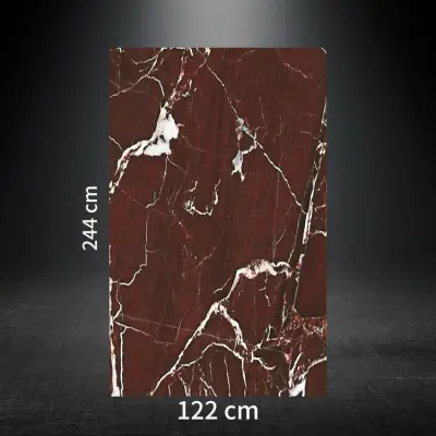 PVC Duvar Paneli  ROSSO LEVONTO  122*244cm