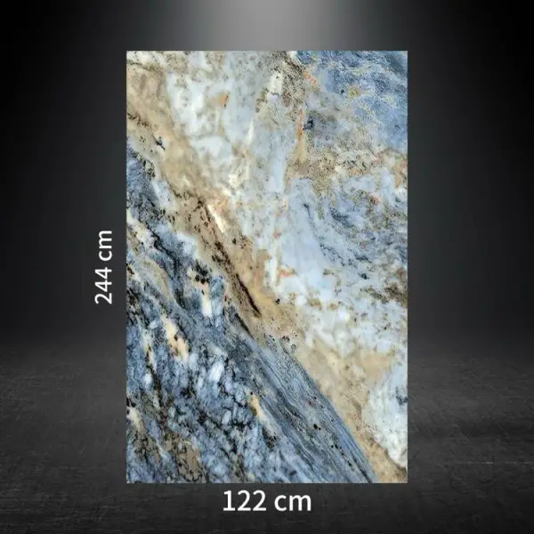 PVC Duvar Paneli ONYX BLUE 122*244cm